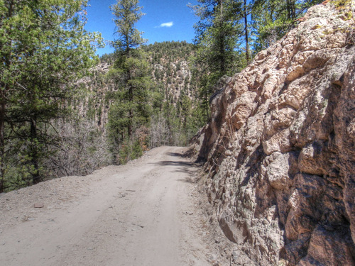 descent into some rough country.